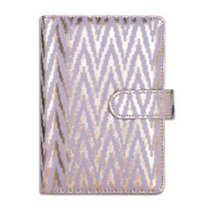 Organizer A6 - Lila ze złotem