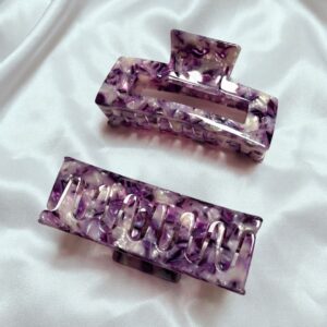 Akrylowa klamra Purple