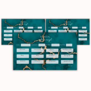 Karta wydatków rocznych - Green