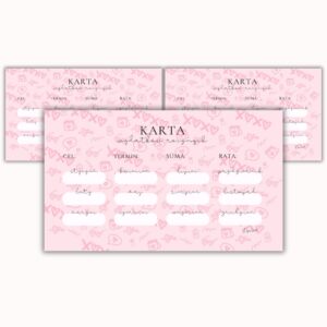 Karta wydatków rocznych - Hearts