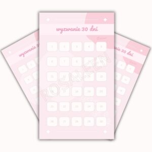 Wyzwanie 30 dni - róż - A6