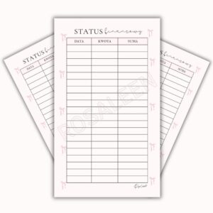 Status finansowy - Cute Bows