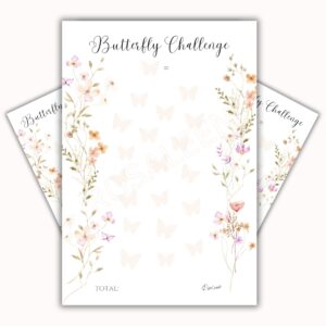 Wyzwanie Butterfly - nude - A5