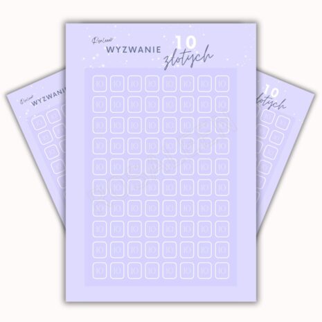 Wyzwanie 10 zł - A5 Wyzwanie 10 zł - A5