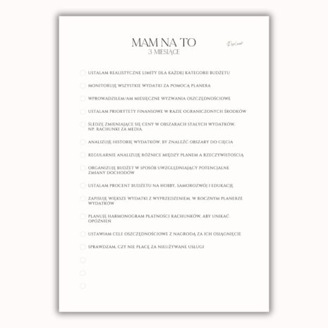 Planer Budżetu Planer Budżetu