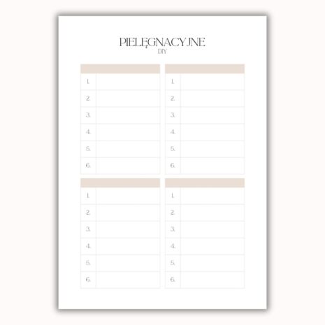 Pielęgnacyjne DIY (Self-Care) Pielęgnacyjne DIY (Self-Care)