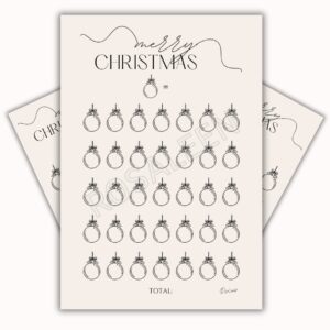 Wyzwanie Boże Narodzenie - beż - A5