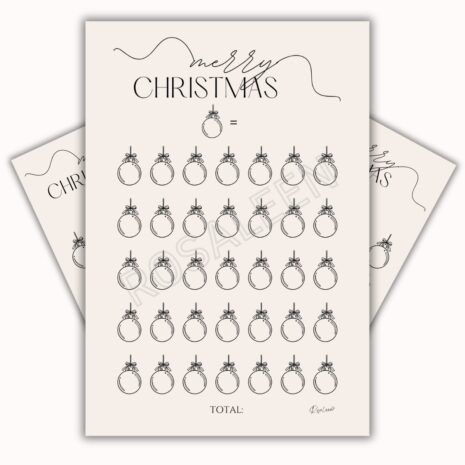 Wyzwanie Boże Narodzenie - beż - A5