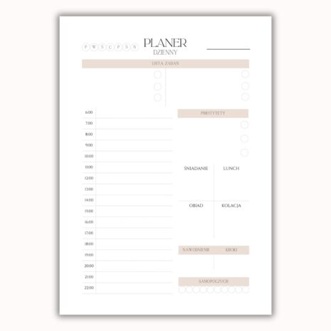 Planer Dzienny Planer Dzienny