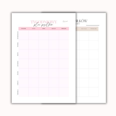 Tygodniowy Plan Posiłków