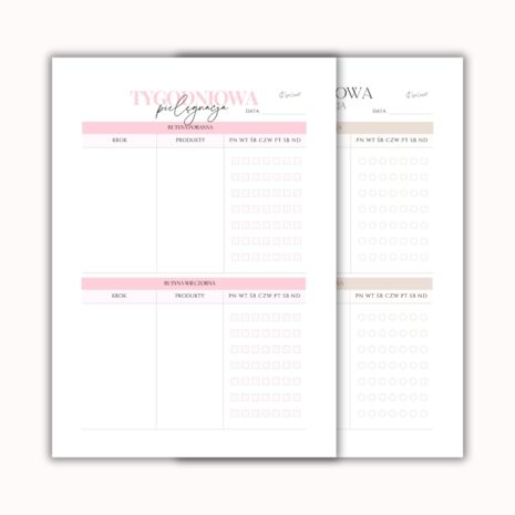 Tygodniowa Pielęgnacja (Self-Care)