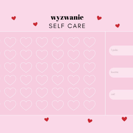 Wyzwanie Self-Care (do wpięcia) - A6 Wyzwanie Self-Care (do wpięcia) - A6