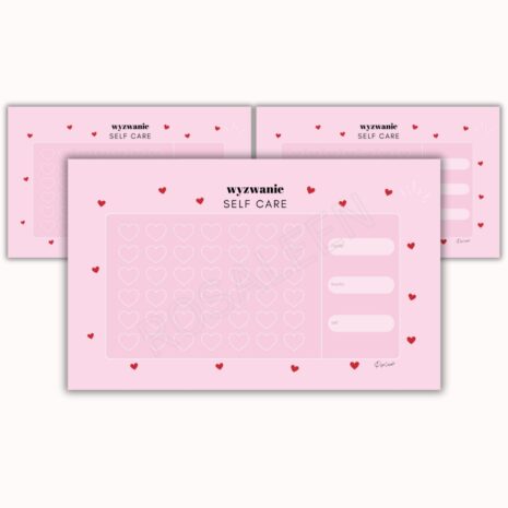 Wyzwanie Self-Care (do wpięcia) - A6